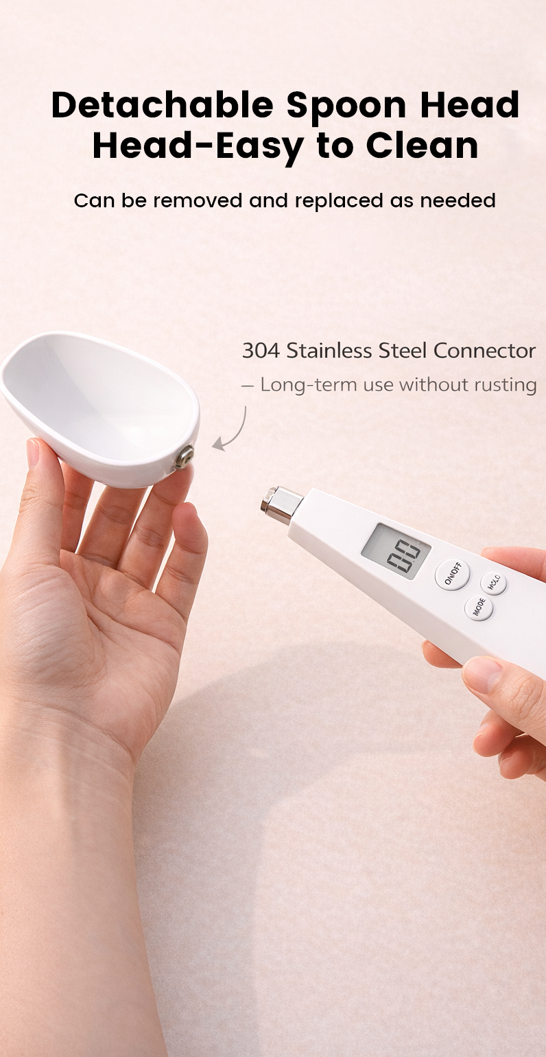 Precision Digital Spoon Scale with 0.1g Accuracy