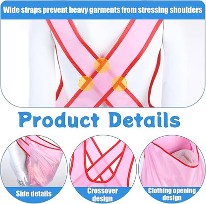 Portable Sleeveless Clothes Drying Apron with Large Pocket
