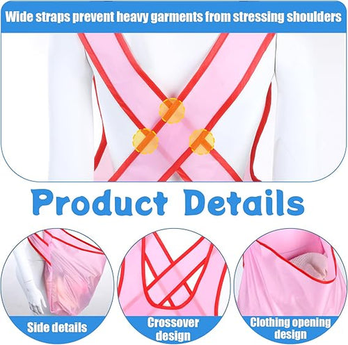 Portable Sleeveless Clothes Drying Apron with Large Pocket