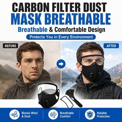 Carbon Filter Dust Mask Breathable