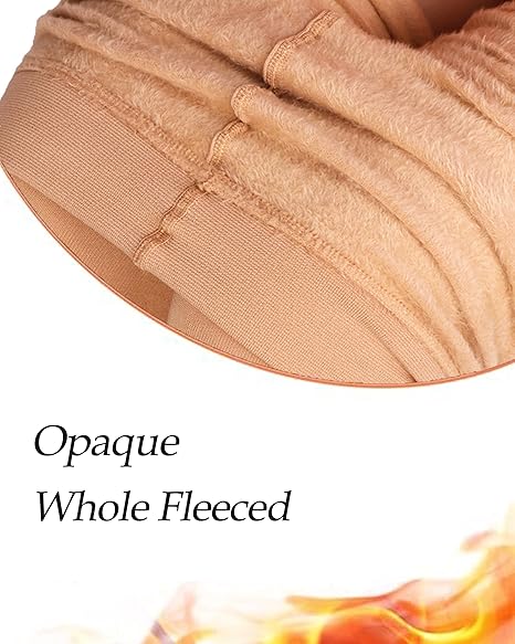 Women's Thermal Tights Winter Plush Stockings Warm Fleece Tights