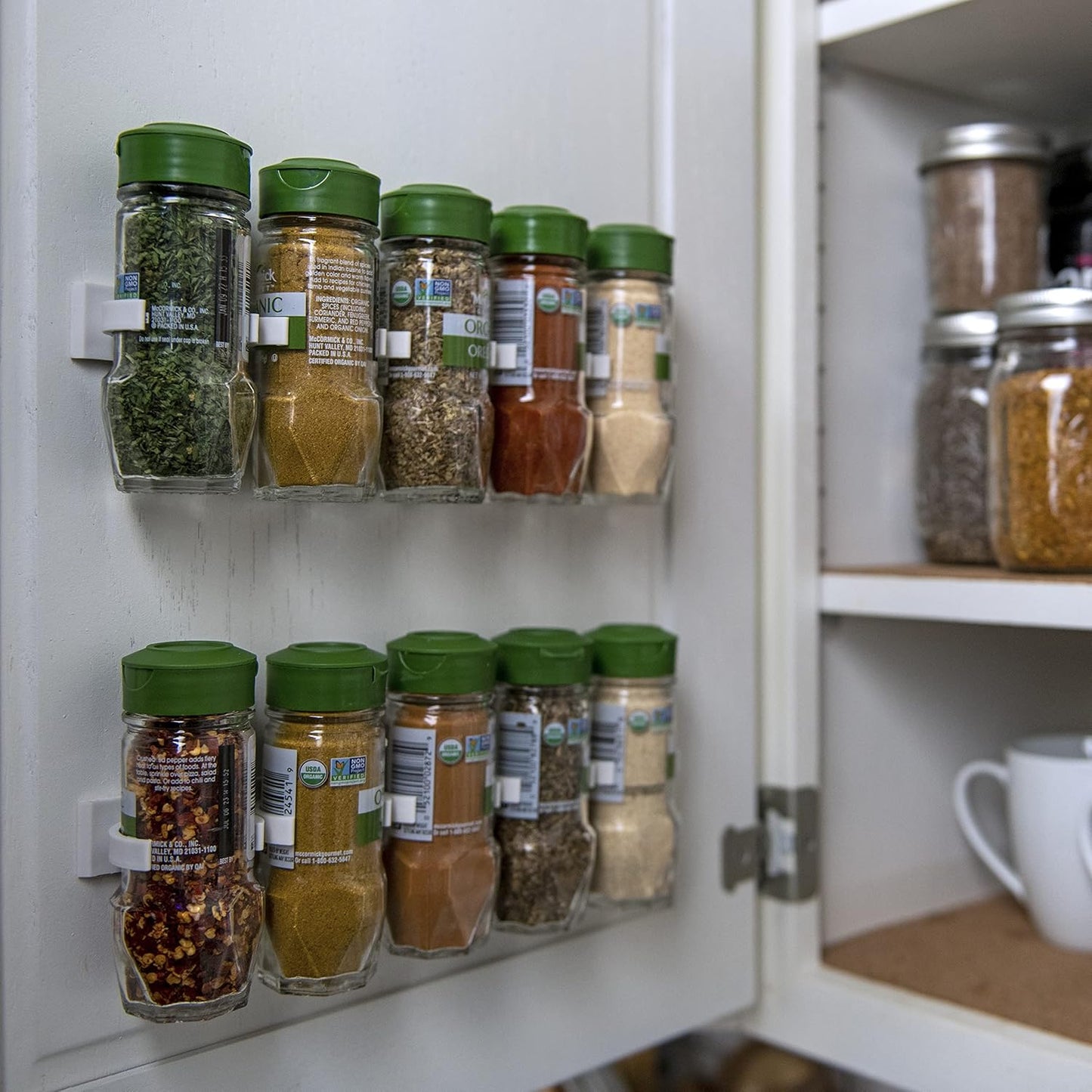 Crazy Chef Spice Clips Gripper Organizer Holds