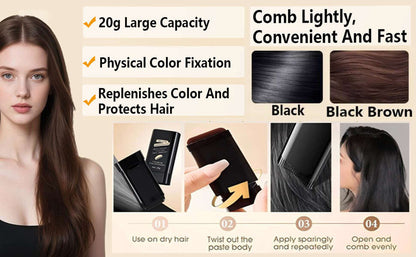 2-in-1 Hair Color Stick & Comb