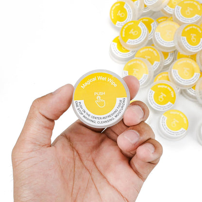 Lemon Scented Hand Wipes (10 PCS)
