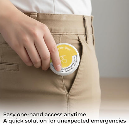 Lemon Scented Hand Wipes (10 PCS)