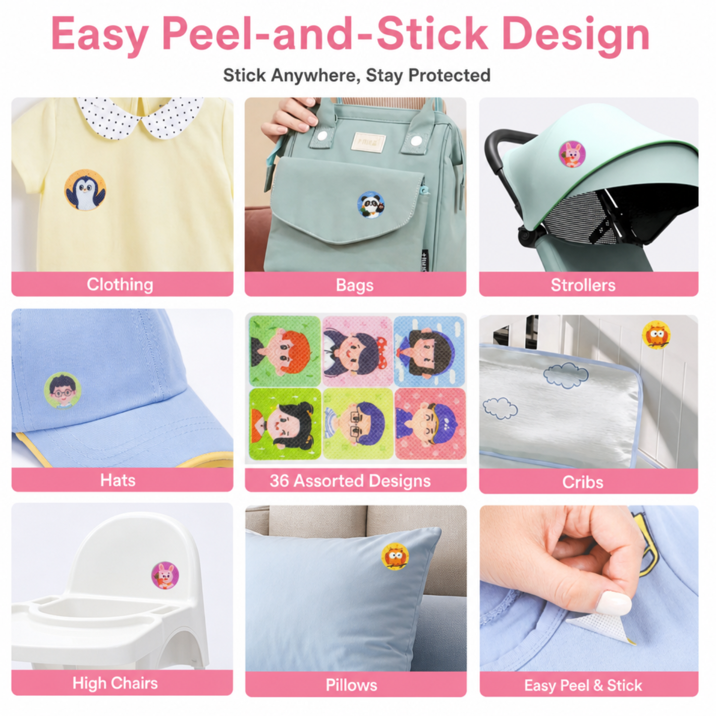 Mosquito Repellent Stickers for Kids