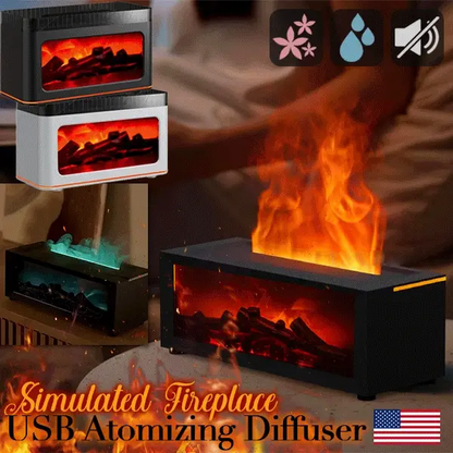 Simulated Fireplace USB Atomizing Diffuser