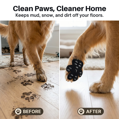4 PCS Dog Paw Pad Protectors