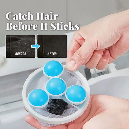 3 Count Washing Machine Filter Bag, Reusable Floating Hair Filter for Laundry
