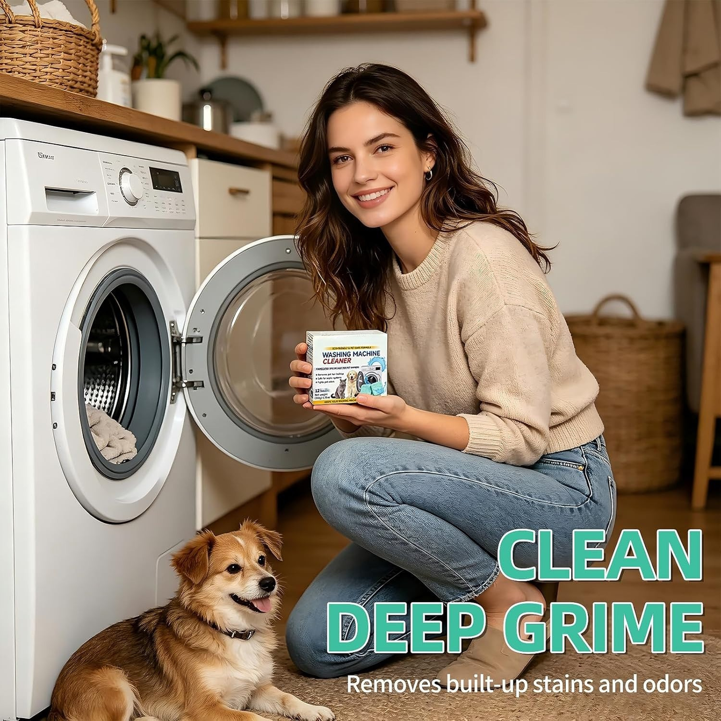 Washing Machine Cleaner Tablets 12-Pack