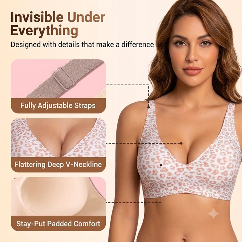 Jelly Wireless Womens Comfortable Wireless Bras