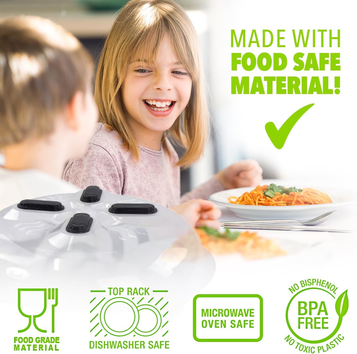 BPA-Free Magnetic Splatter Cover