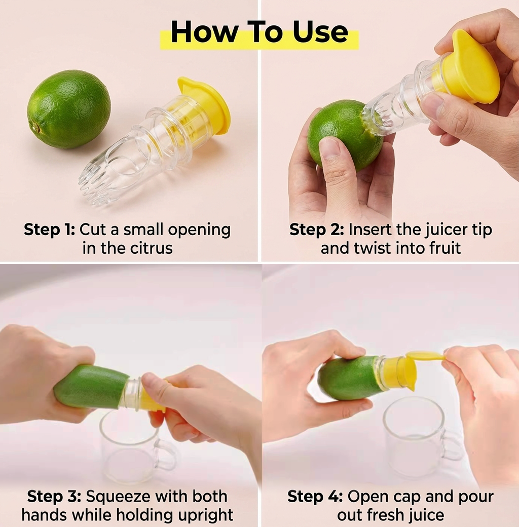 Manual Citrus Squeeze & Pour Juicer PRO