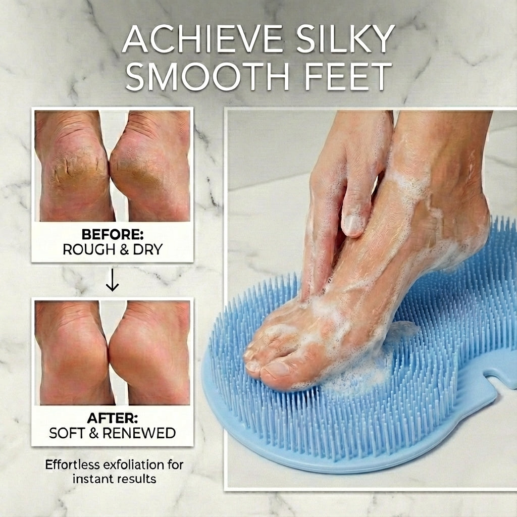Shower Foot & Back Scrubber Massage Pad