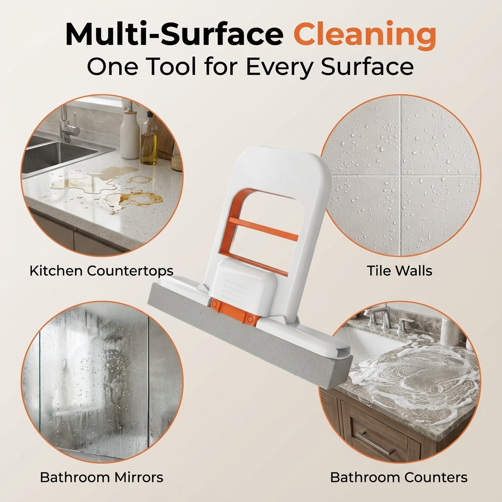 Hands-Free Squeeze-Dry Mini Sponge Mop