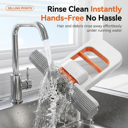 Hands-Free Squeeze-Dry Mini Sponge Mop