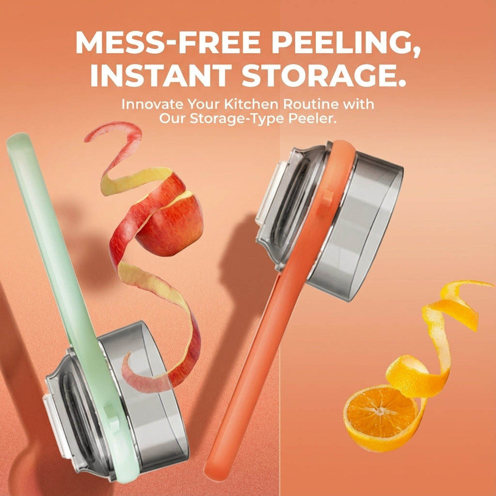 Dual-Edge Peeler with Built-In Storage PRO
