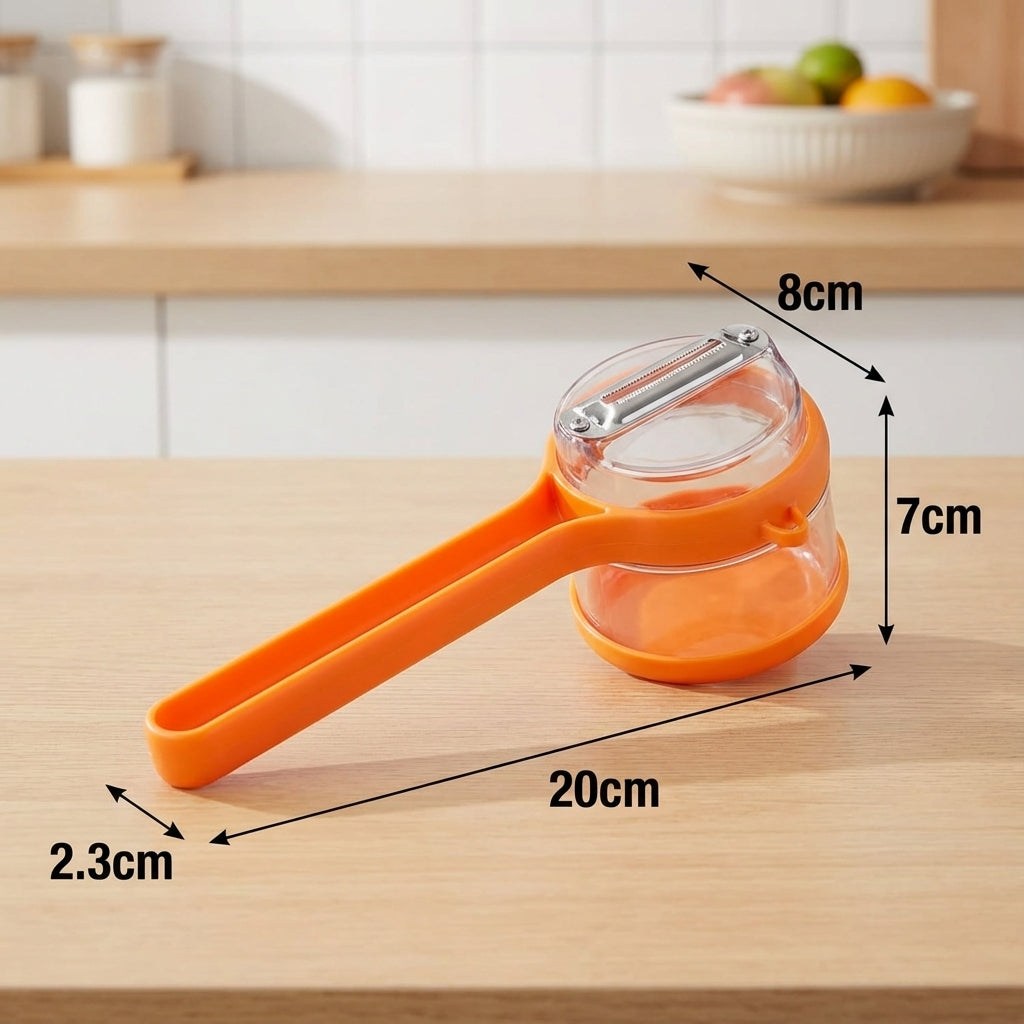 Dual-Edge Peeler with Built-In Storage PRO