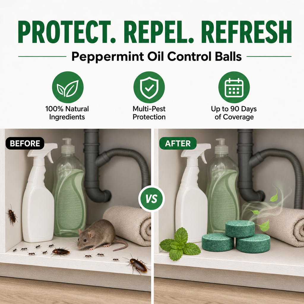 Rodent Repellent Peppermint Oil Control Pest Repellent Pods For Vehicle & Home Pro