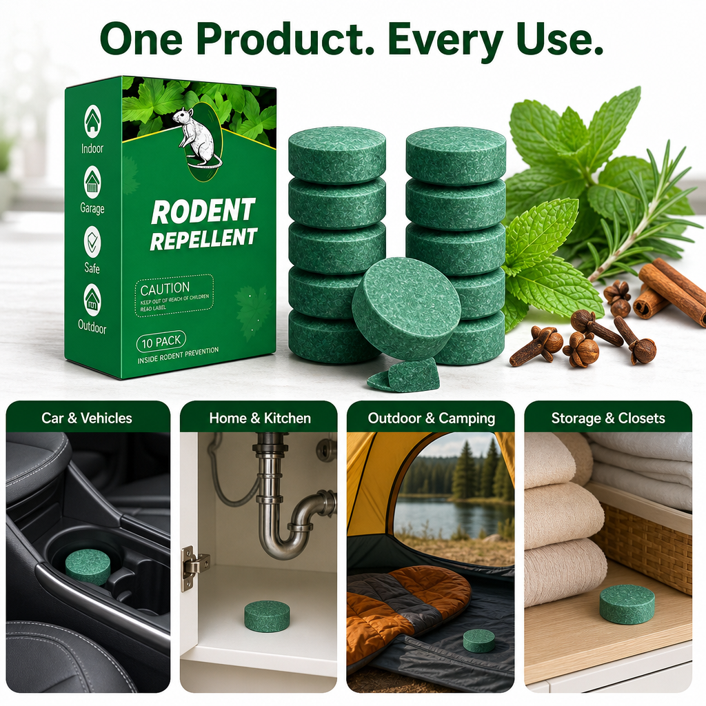 Rodent Repellent Peppermint Oil Control Pest Repellent Pods For Vehicle & Home Pro