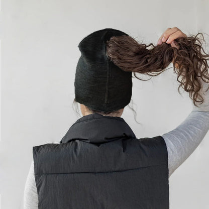 Magnetic Closure Ponytail Hats
