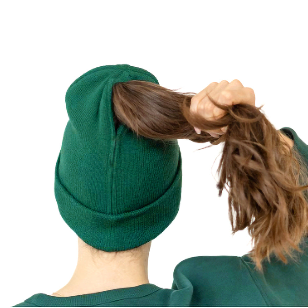 Magnetic Closure Ponytail Hats
