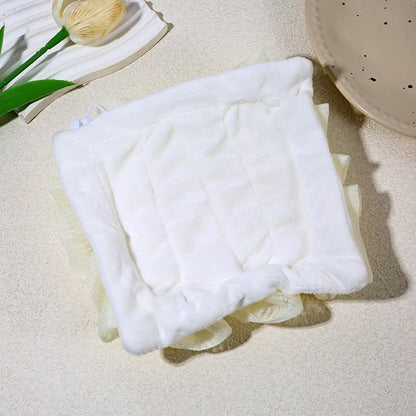 2 Pack 2-in-1 Bath Loofah & Shower Ball with Soap Pouch & Drawstring