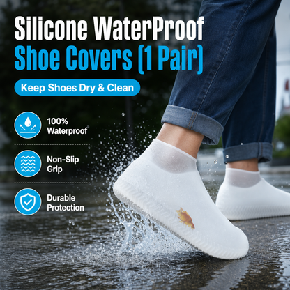 Silicone WaterProof Shoe Covers (1 Pair)