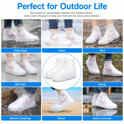 Silicone WaterProof Shoe Covers (1 Pair)