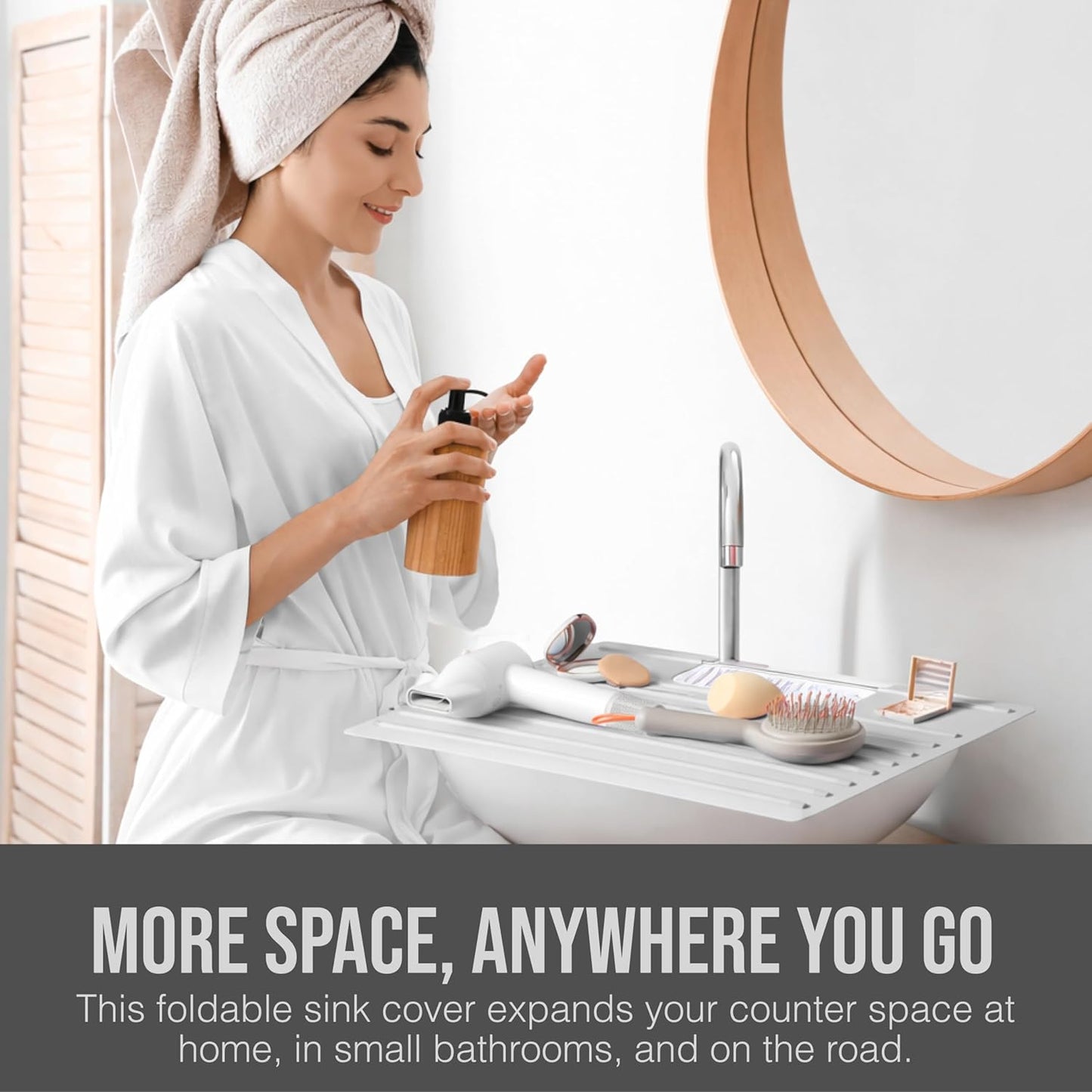 Heat Resistant Silicone Bathroom Sink Cover