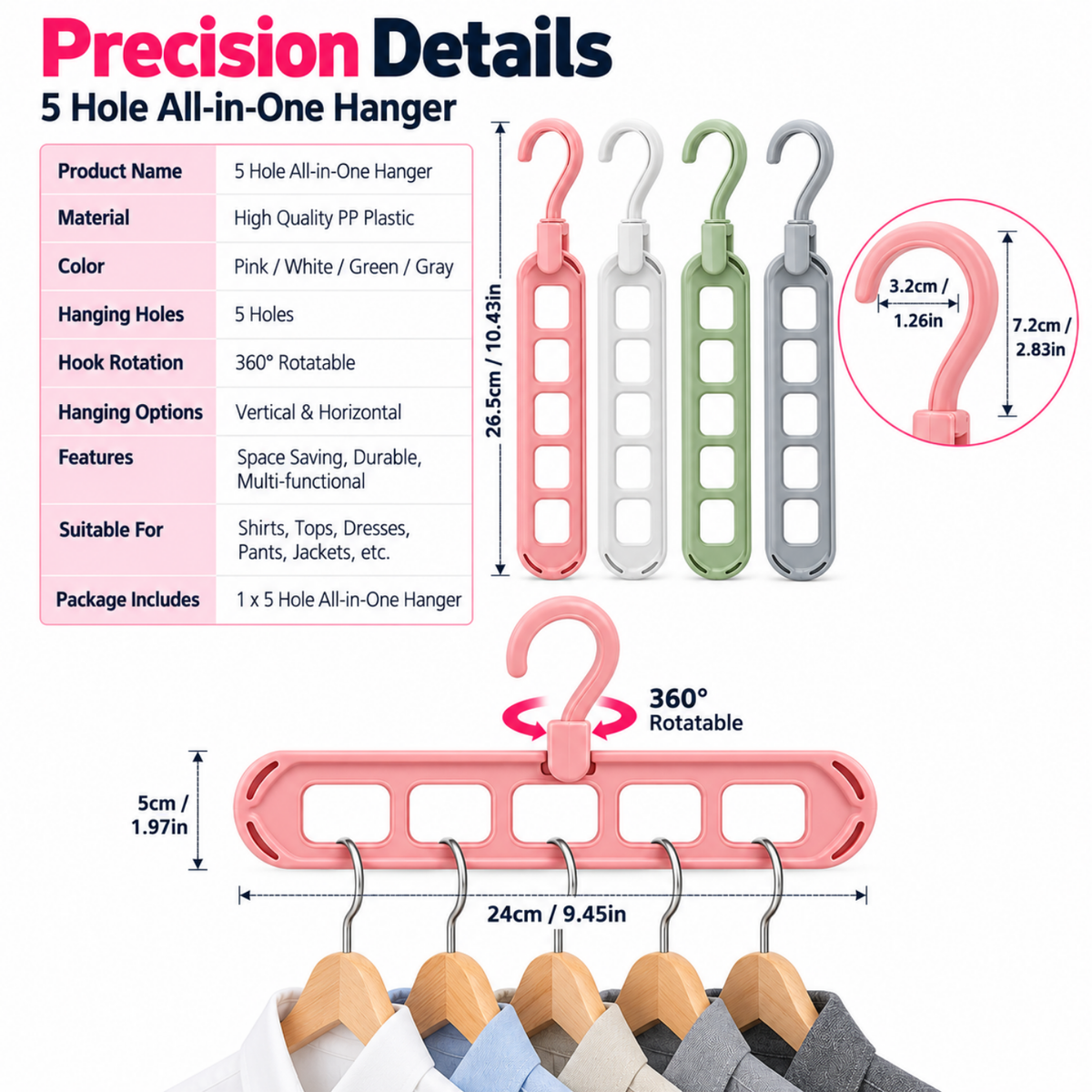 5-in-1 Smart Hanger