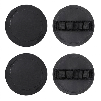 Soft Rubber Shower Scrubber (4 PCS)