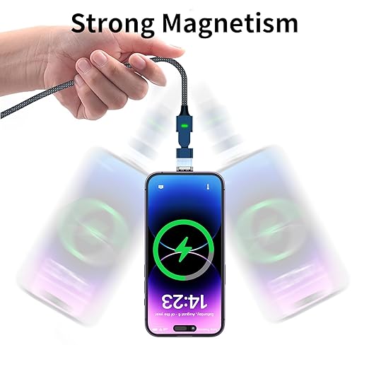 Magic Spin Cable- Fast Charging Cable for Mobile Phones and Electronics
