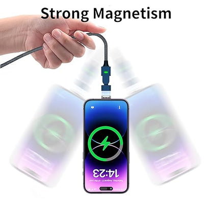 Magic Spin Cable- Fast Charging Cable for Mobile Phones and Electronics