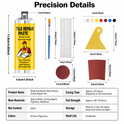 Multi-functional Tile & Stone Crack Repair Kit