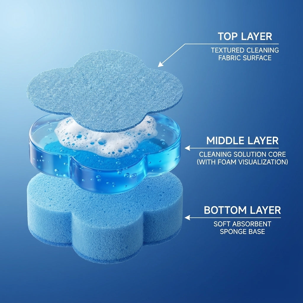 Disposable Toilet Brush Set