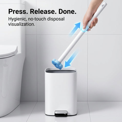 Disposable Toilet Brush Set