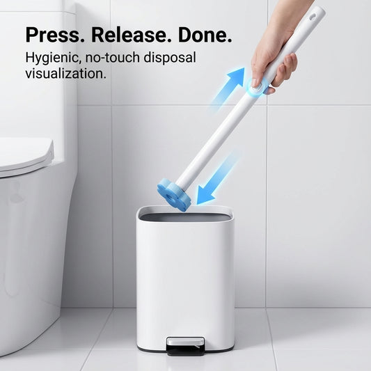 Disposable Toilet Brush Set