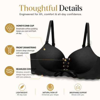 Women’s Seamless Breathable Push-Up Support Bra