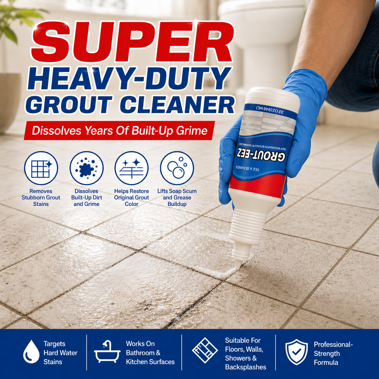 Super Heavy-Duty Grout Cleaner