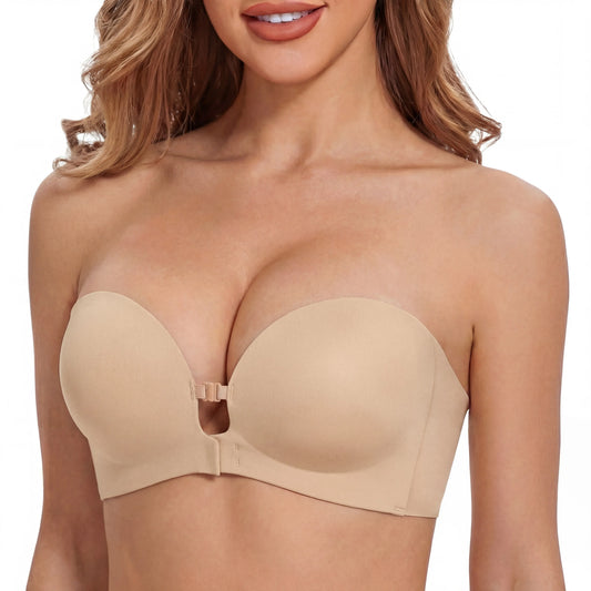 💞Seamless Front Closure Bra With Adjustable Straps (Discount)