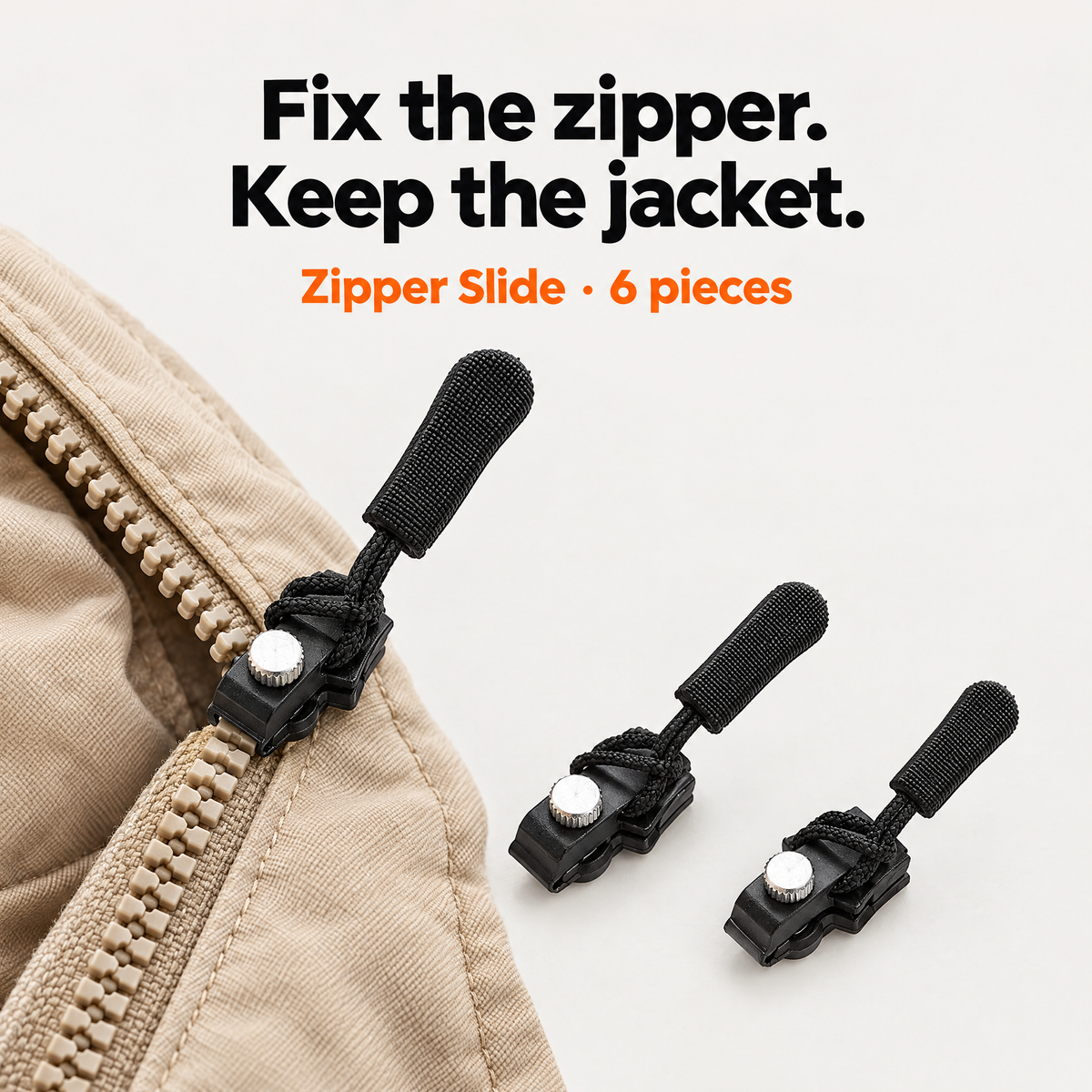 Zipper Slide Repair Kit