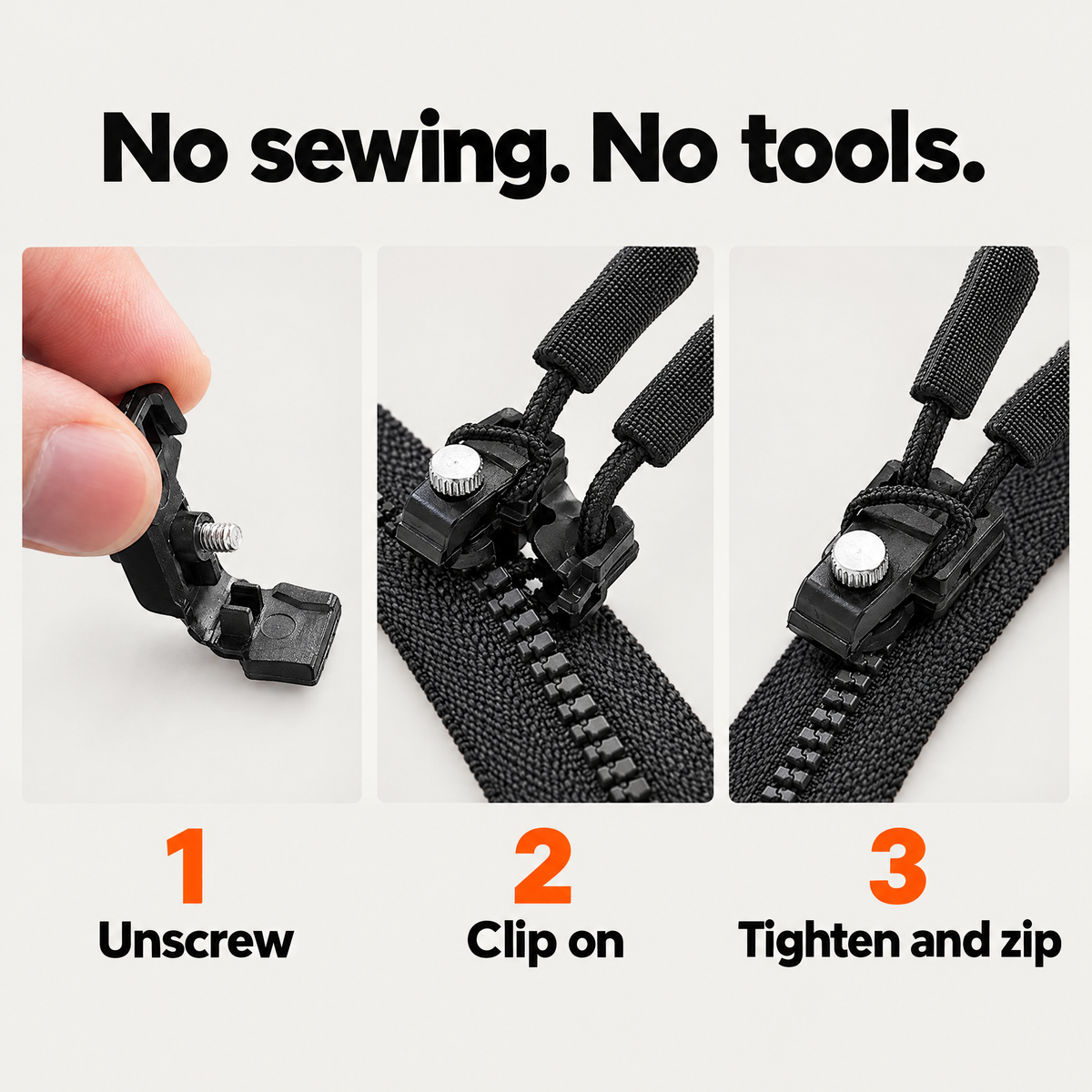 Zipper Slide Repair Kit