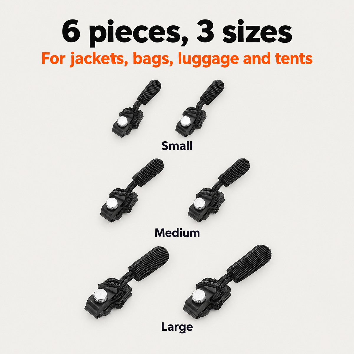 Zipper Slide Repair Kit