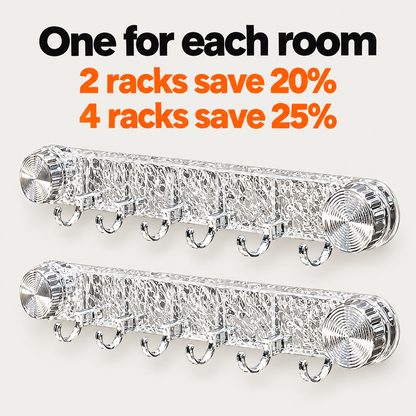 Vacuum Mount Hook Rack