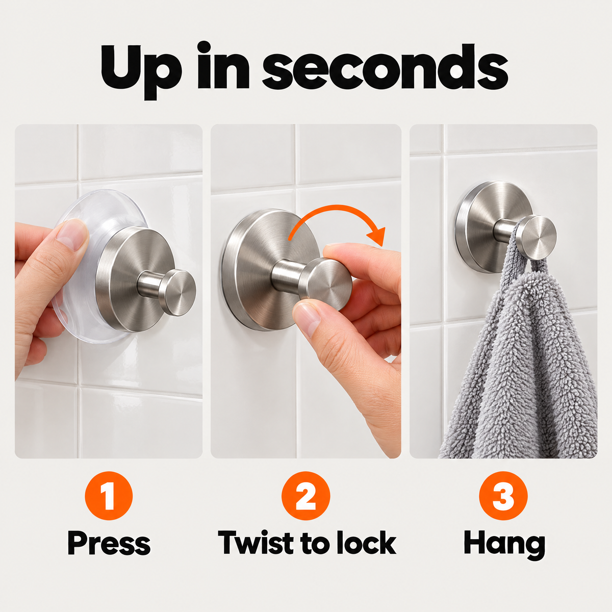 Stainless Suction Hook