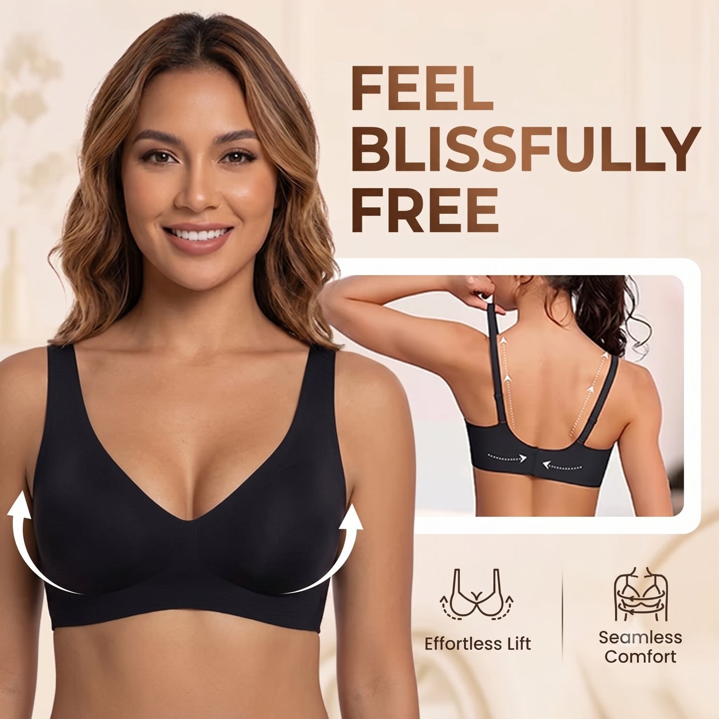 Jelly Wireless Womens Comfortable Wireless Bras