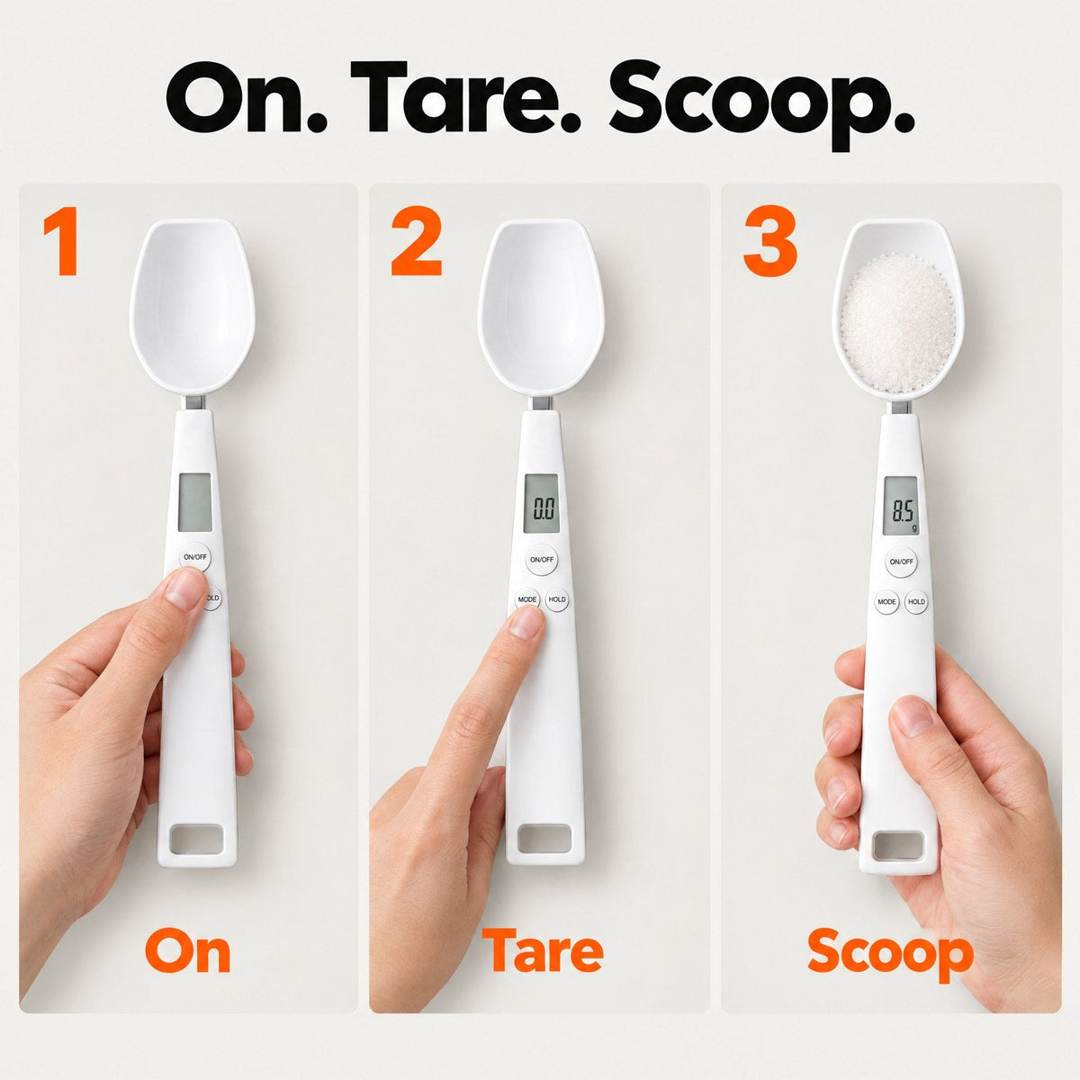 How to use the Precision Digital Spoon Scale