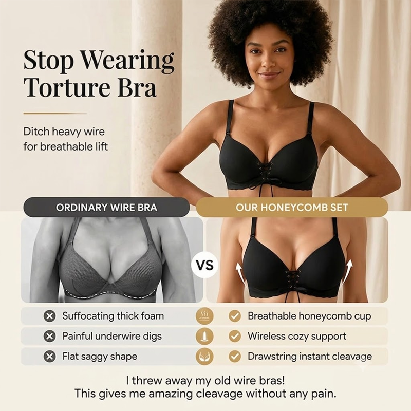 Women’s Seamless Breathable Push-Up Support Bra