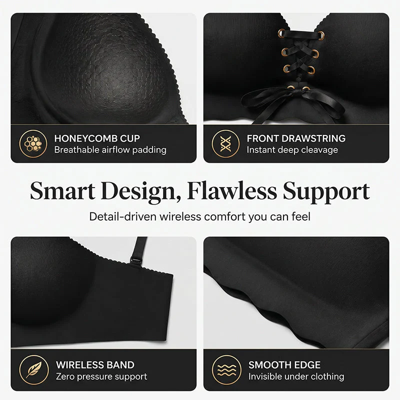 Women’s Seamless Breathable Push-Up Support Bra
